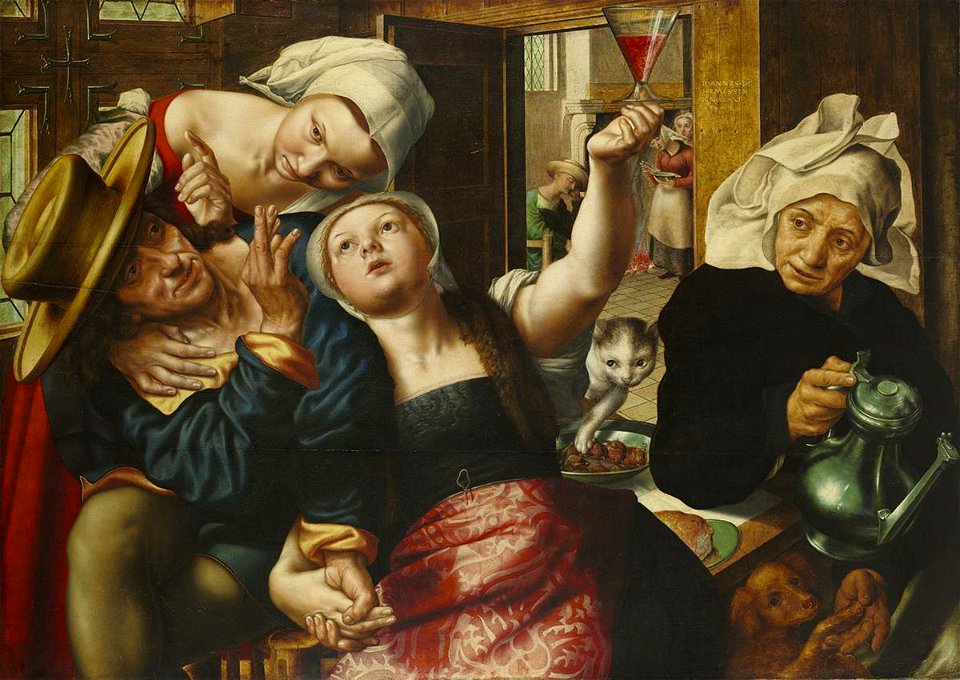 Jan Sanders van Hemessen - Loose company