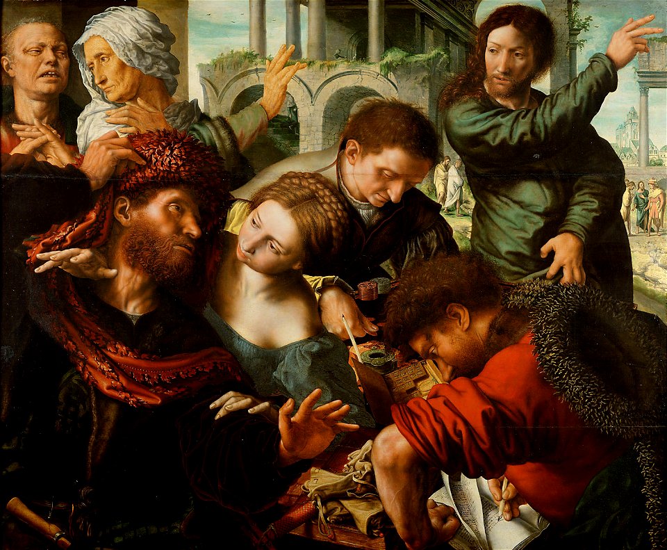 Jan Sanders van Hemessen - The Calling of Saint Matthew (1548)