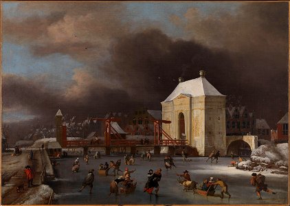 Jan van Kessel - By the Heiligewegspoort in Amsterdam - NG.M.03537 - National Museum of Art, Architecture and Design