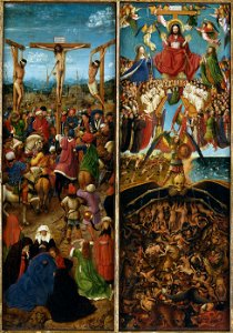 Jan van Eyck - Diptych - WGA07587. Free illustration for personal and commercial use.