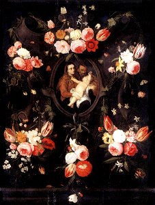Jan van Kessel (I) - Holy Family -1660s
