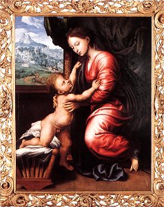 Jan van Hemessen - Virgin and Child - WGA11364. Free illustration for personal and commercial use.