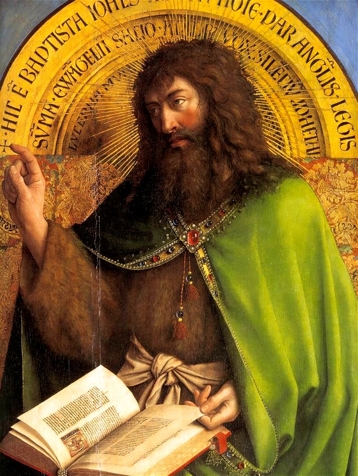 Jan van Eyck - The Ghent Altarpiece - St John the Baptist (detail) - WGA07634