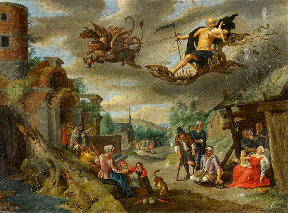Jan van Kessel (I) - Saturn devouring his children