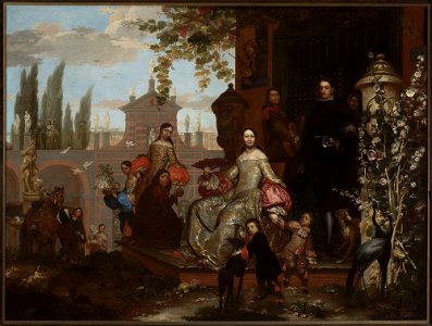 Jan van Kessel II - Family portrait - M.Ob.813 MNW - National Museum in Warsaw