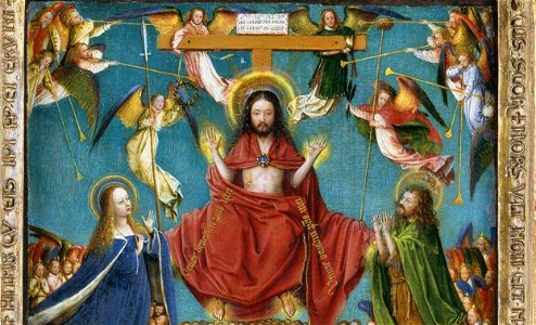 Jan van Eyck Diptych Detail