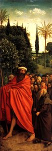 Jan van Eyck - The Ghent Altarpiece - The Holy Pilgrims - WGA07666