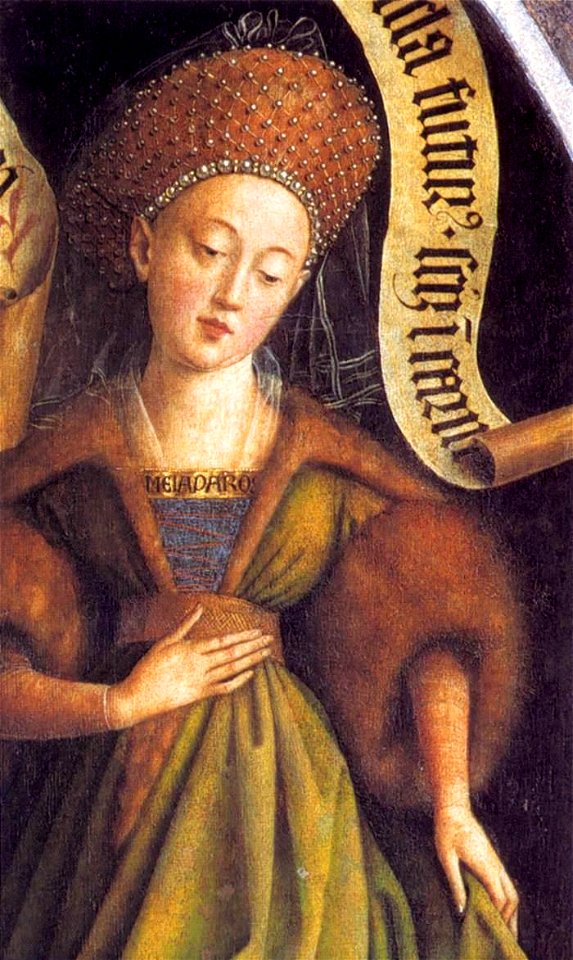 Jan van Eyck - The Ghent Altarpiece - Cumaean Sibyl (detail) - WGA07675