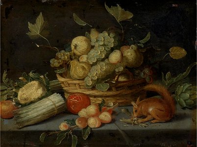 Jan van Kessel de Oude - Stilleven met Eekhoorn