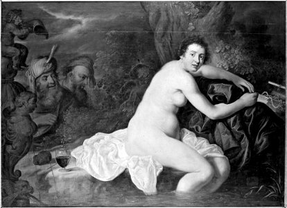 Jan van Neck - Susanna and the Elders - KMSsp476 - Statens Museum for Kunst. Free illustration for personal and commercial use.