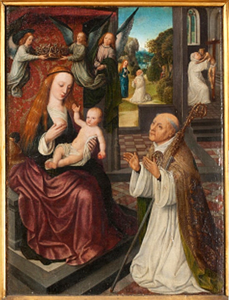 Jan van Eeckele - Lactation of St. Bernard