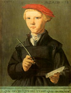 Jan van Scorel - Portrait of a Schoolboy - WGA21085