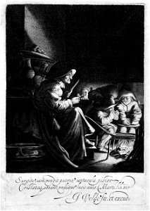 Jan van de Velde II Pfannkuchenbäckerin