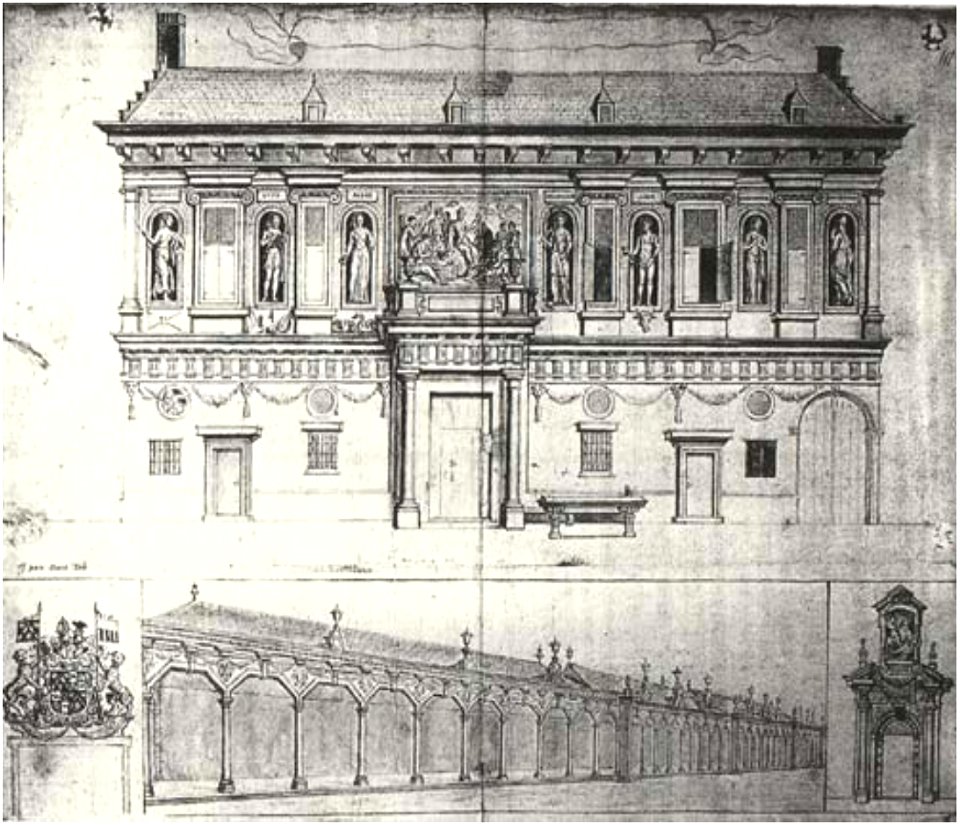 Jan van Croes - Facade of the house of Frans Floris