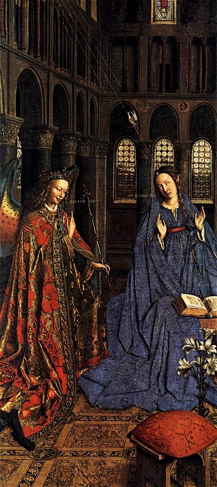 Jan van Eyck - The Annunciation (detail) - WGA07606