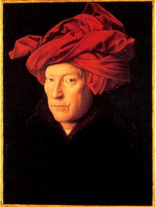 Jan van Eyck - Man in a Turban - WGA7597. Free illustration for personal and commercial use.