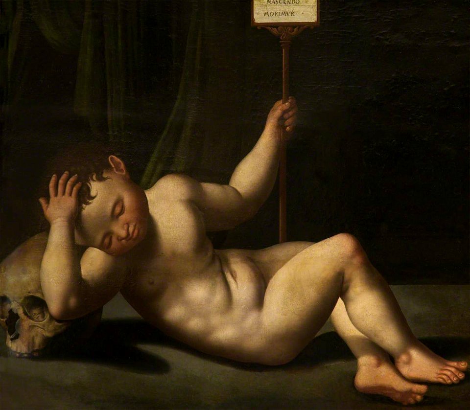 Jan van Hemessen (c.1500-c.1575) (after) - A Naked Boy with a Skull - 1298330 - National Trust