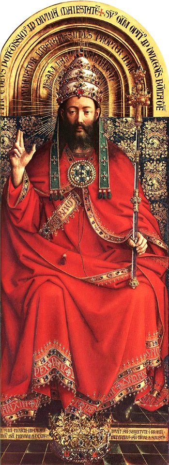 Jan van Eyck - The Ghent Altarpiece - God Almighty - WGA07630