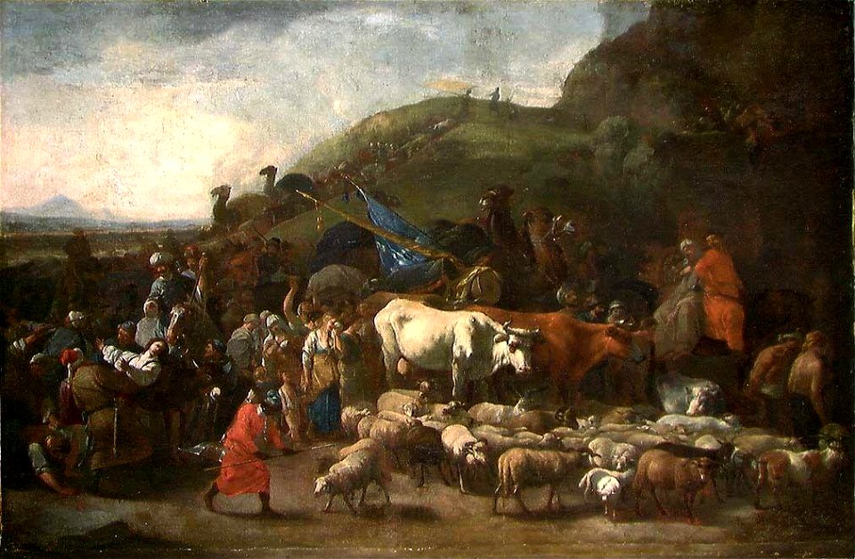 Jan van Ossenbeck - A Caravan robbed by Tartars - NG.M.00023 - National Museum of Art, Architecture and Design