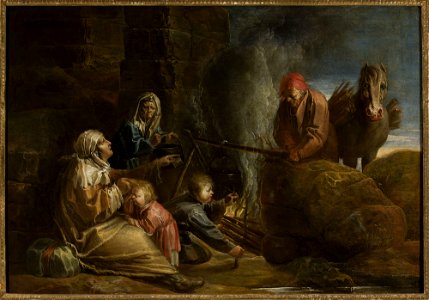 Jan van de Venne - Gypsy camp - M.Ob.524 MNW - National Museum in Warsaw