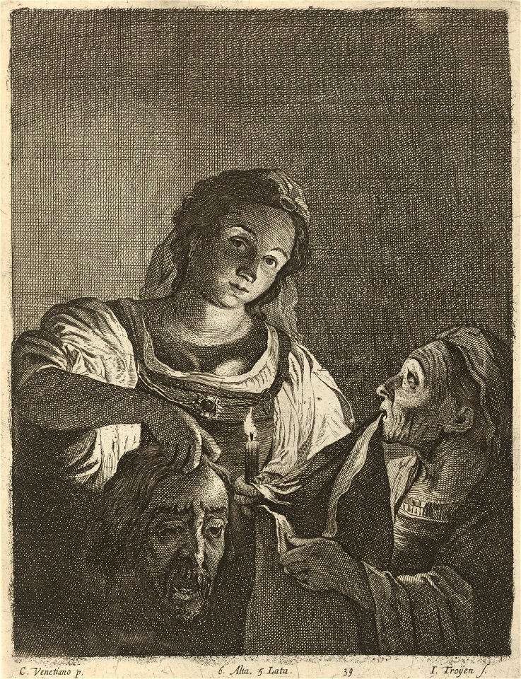 Jan van Troyen - Judith with the Head of Holofernes SVK-SNG.G 11965-40