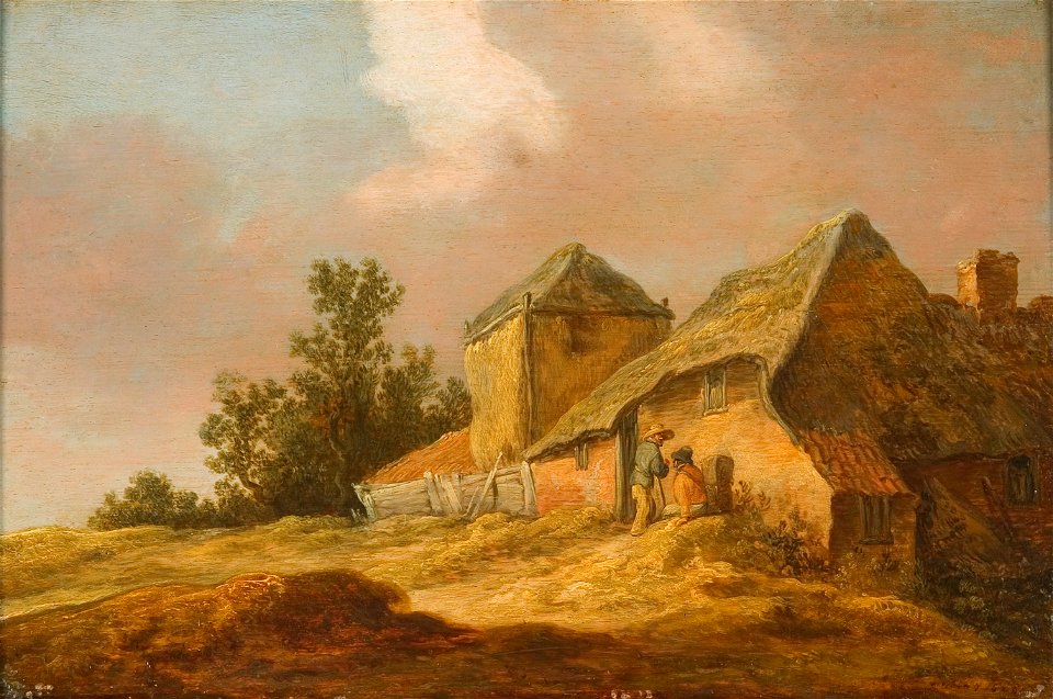 Jan van Goyen - Landschap met boerderij en hooiberg - 0271 - Rijksmuseum Twenthe