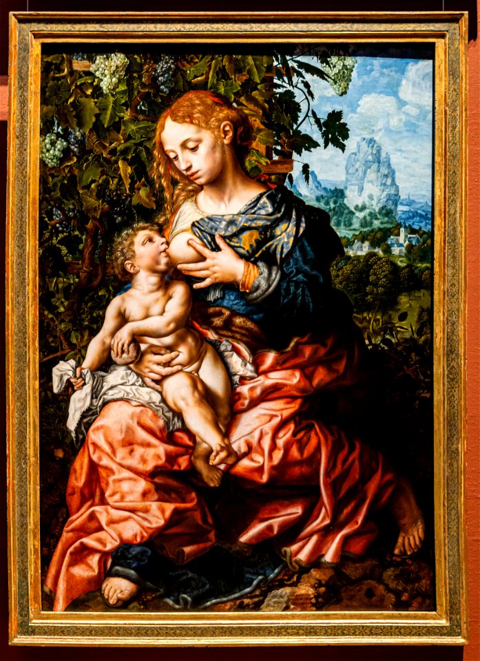 Jan van Hemessen - Madonna of Humility DSC6827