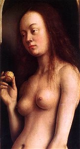 Jan van Eyck - The Ghent Altarpiece - Eve (detail) - WGA07639. Free illustration for personal and commercial use.