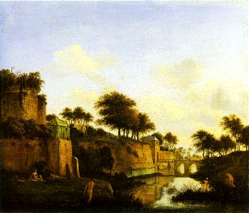 Jan van der Heyden - Fortifications of a City
