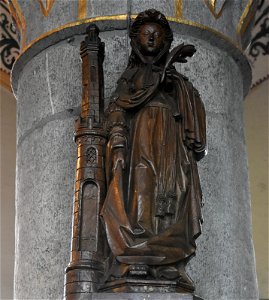 Jan van Steffeswert (vóór 1465-na 1531) Sint-Barbara Sint-Lambertuskerk Neeroeteren 8-09-2019