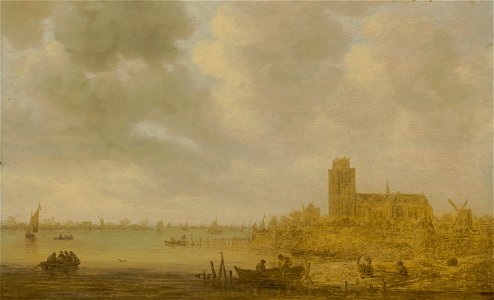 Jan van goyen a view of dordrecht124519)