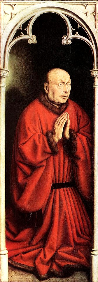 Jan van Eyck - The Ghent Altarpiece - The Donor - WGA07683