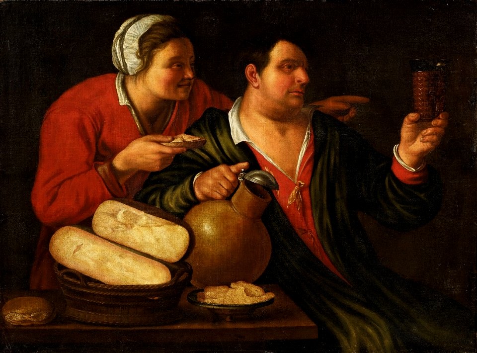 Jan van der Schoor (attr) Das Mahl