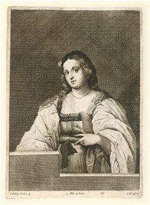 Jan van Troyen after Palma il Vecchio - Portrait of Lady SVK-SNG.G 11965-186