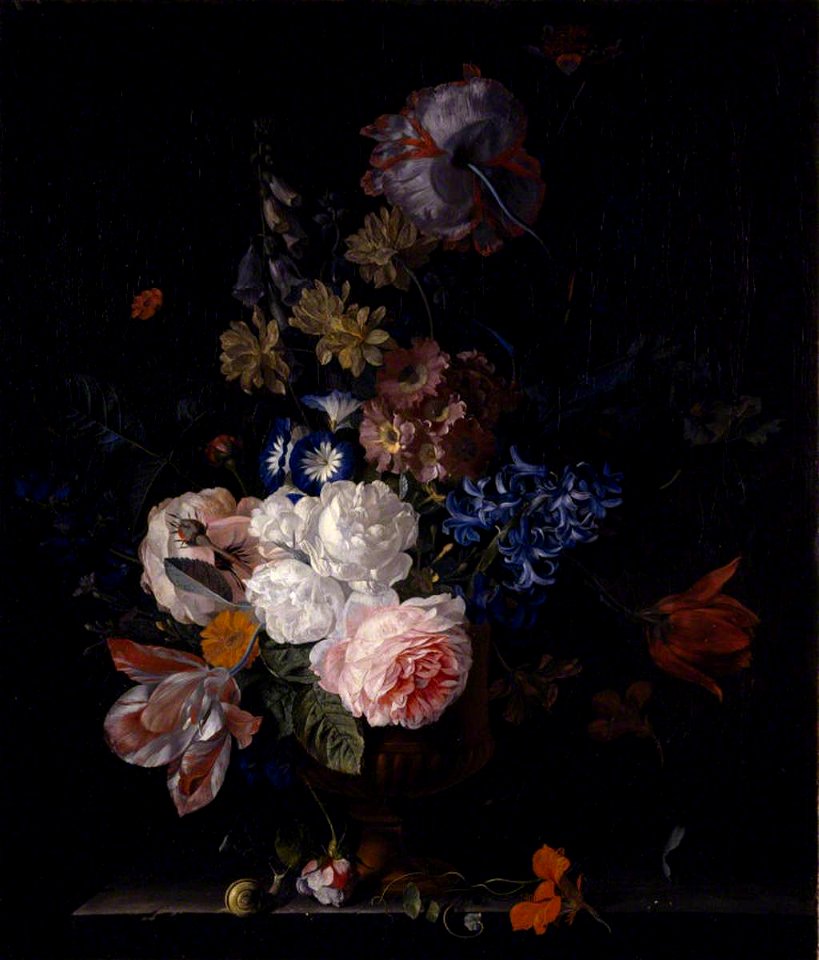 Jan van Huysum (1682-1749) - Still Life with Roses, Tulips, Hyacinths and Other Flowers in a Classical Urn - 814217 - National Trust