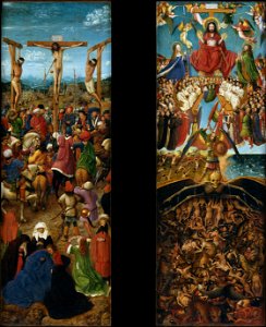 Jan van Eyck - Diptych - Crop. Free illustration for personal and commercial use.