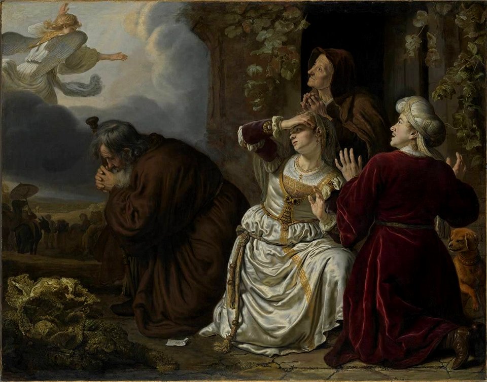 Jan Victors - Der Engel verlässt die Familie des Tobias - 1031 - Bavarian State Painting Collections