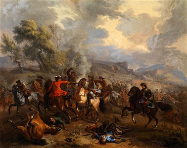 Jan van Huchtenburgh Reitergefecht
