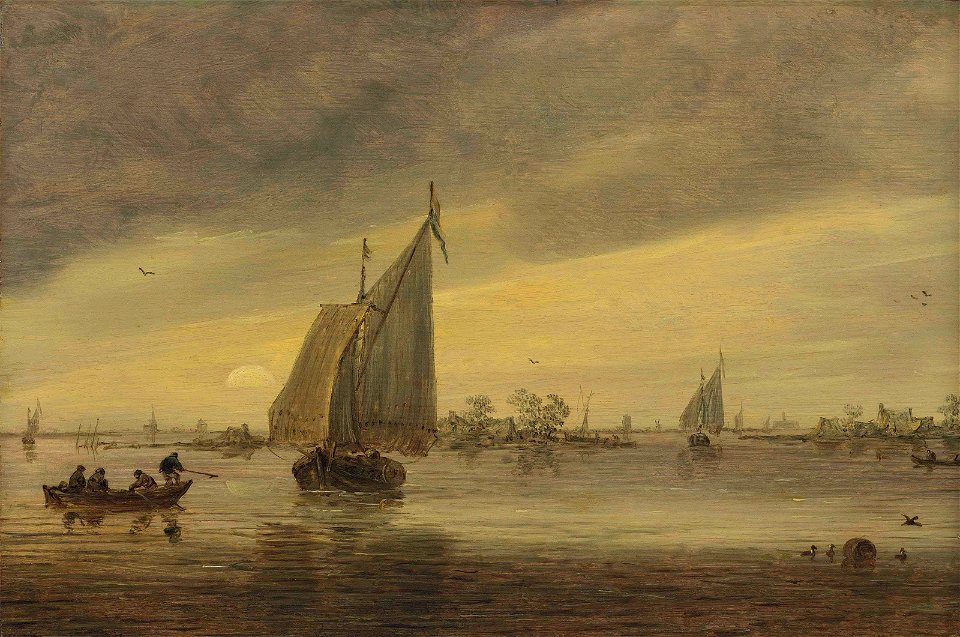 Jan van Goyen - Sunrise on Haarlemmermeer 2013 CKS 01164 0027