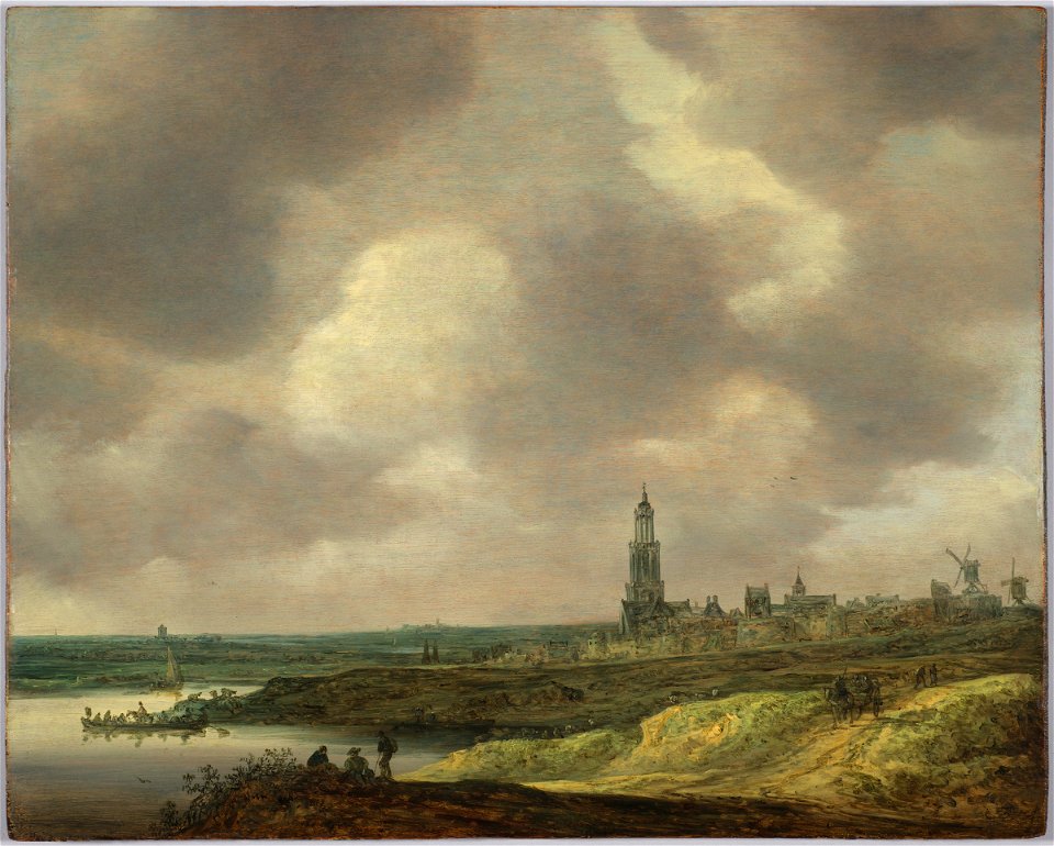 Jan van Goyen - View of Rhenen (Fogg)