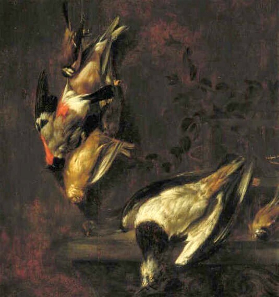 Jan Vonck - Stilleven met dode vogels en een bloempot - 2205 (OK) - Museum Boijmans Van Beuningen