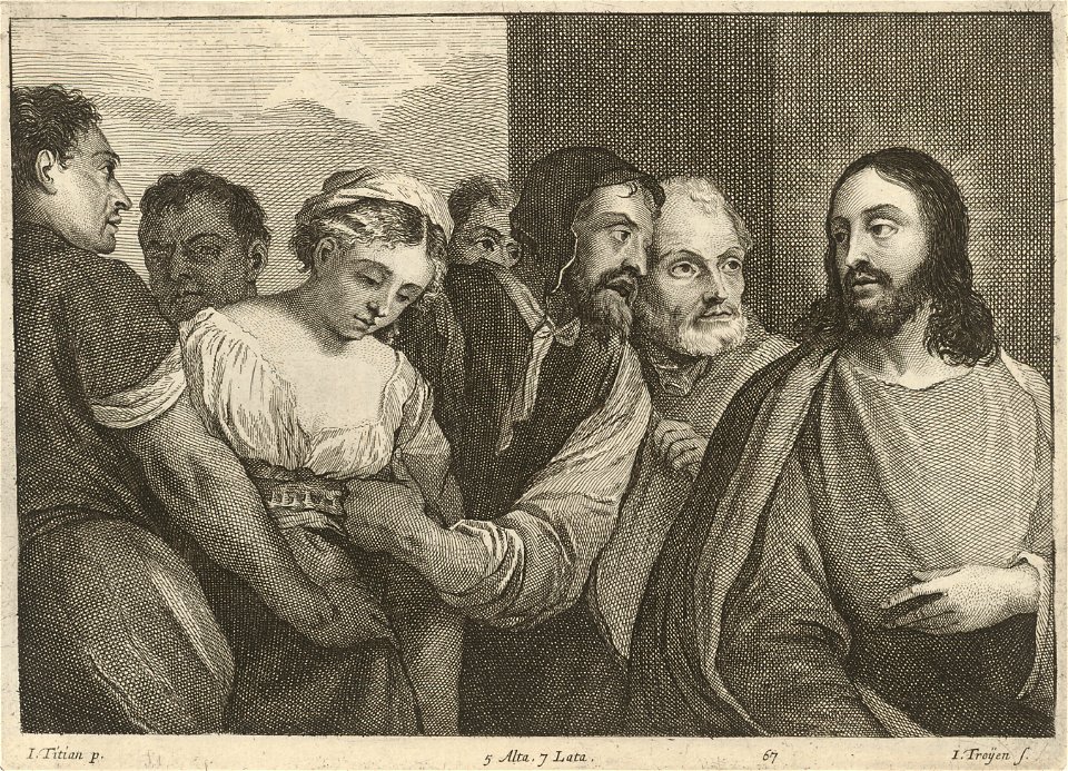 Jan van Troyen - Christ and the Adulteress SVK-SNG.G 11965-68