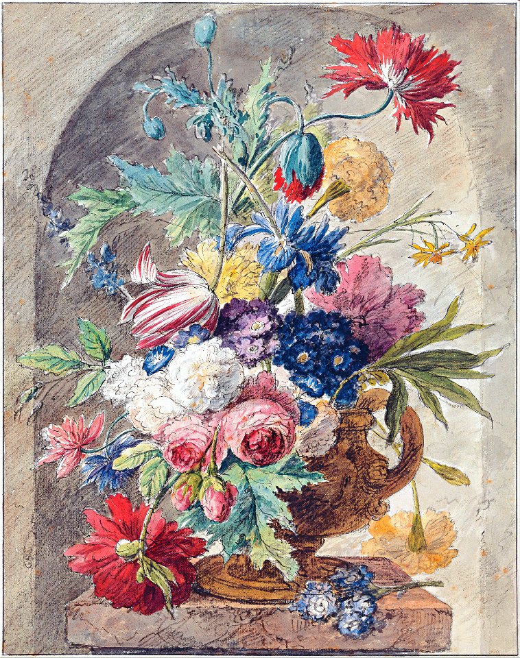 Jan van Huysum - Flower Still Life, c. 1734 - Google Art ProjectFXD