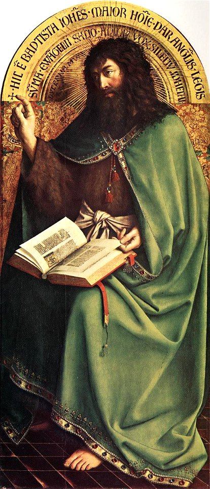 Jan van Eyck - The Ghent Altarpiece - St John the Baptist - WGA07633