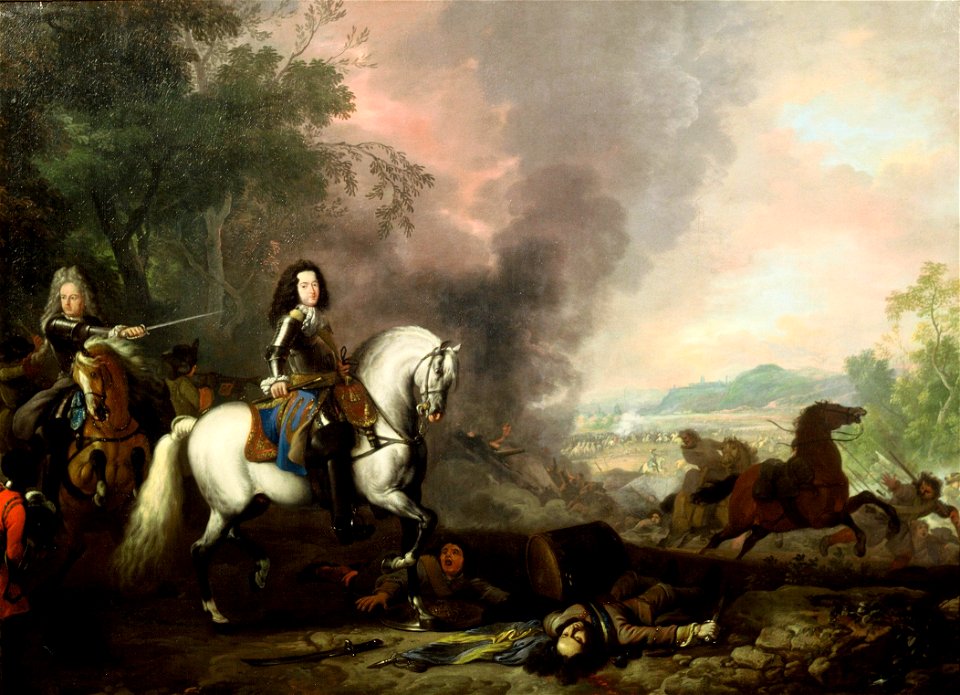 Jan van Huchtenburgh - Equestrian Portrait of Hendrik Casimir II (1657-1696) - 67 - Rijksmuseum
