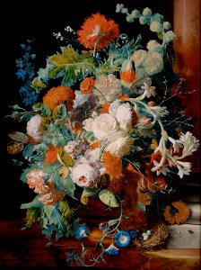 Jan van Huysum - Blumenstrauß bei einer Säule GG 559