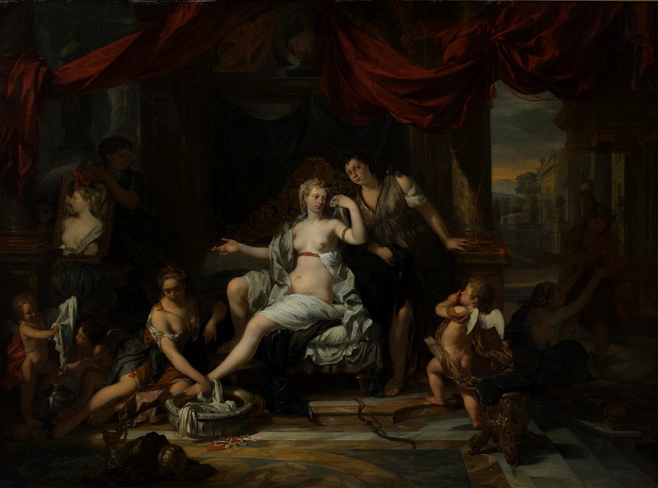 Jan Verkolje - Herse Preparing to Receive Mercury - KMSsp677 - Statens Museum for Kunst