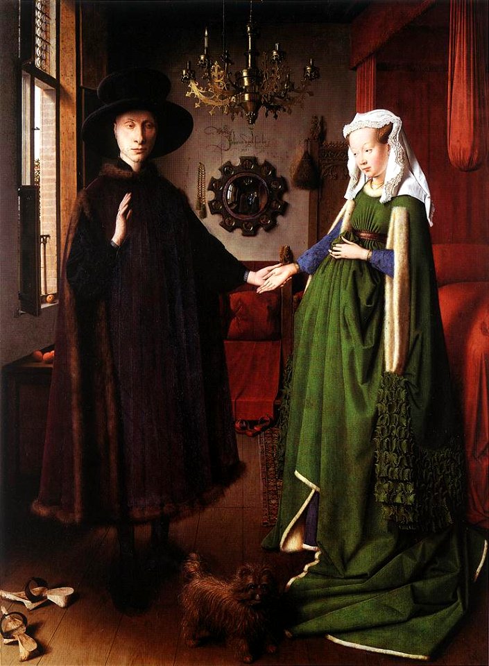 Jan van Eyck Portrait of Giovanni Arnolfini and his Wife
