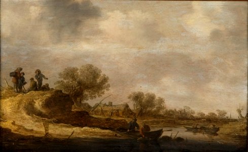 Jan van Goyen - Dune Landscape NK1957. Free illustration for personal and commercial use.