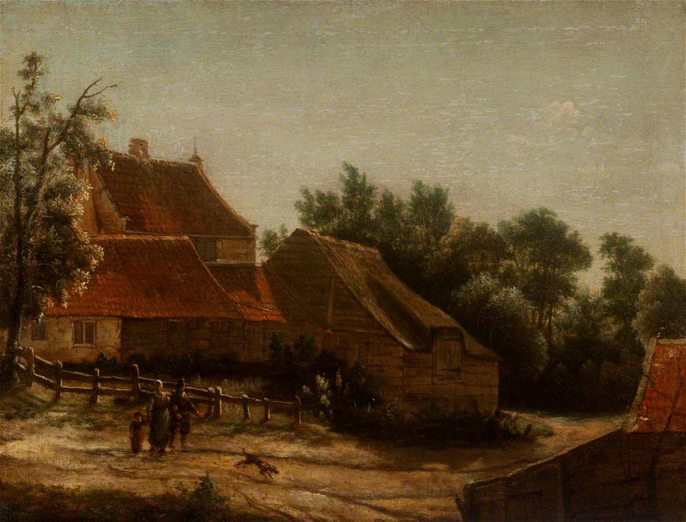 Jan Wijnants (c.1635-1684) (attributed to) - A Farmstead - 1507735 - National Trust